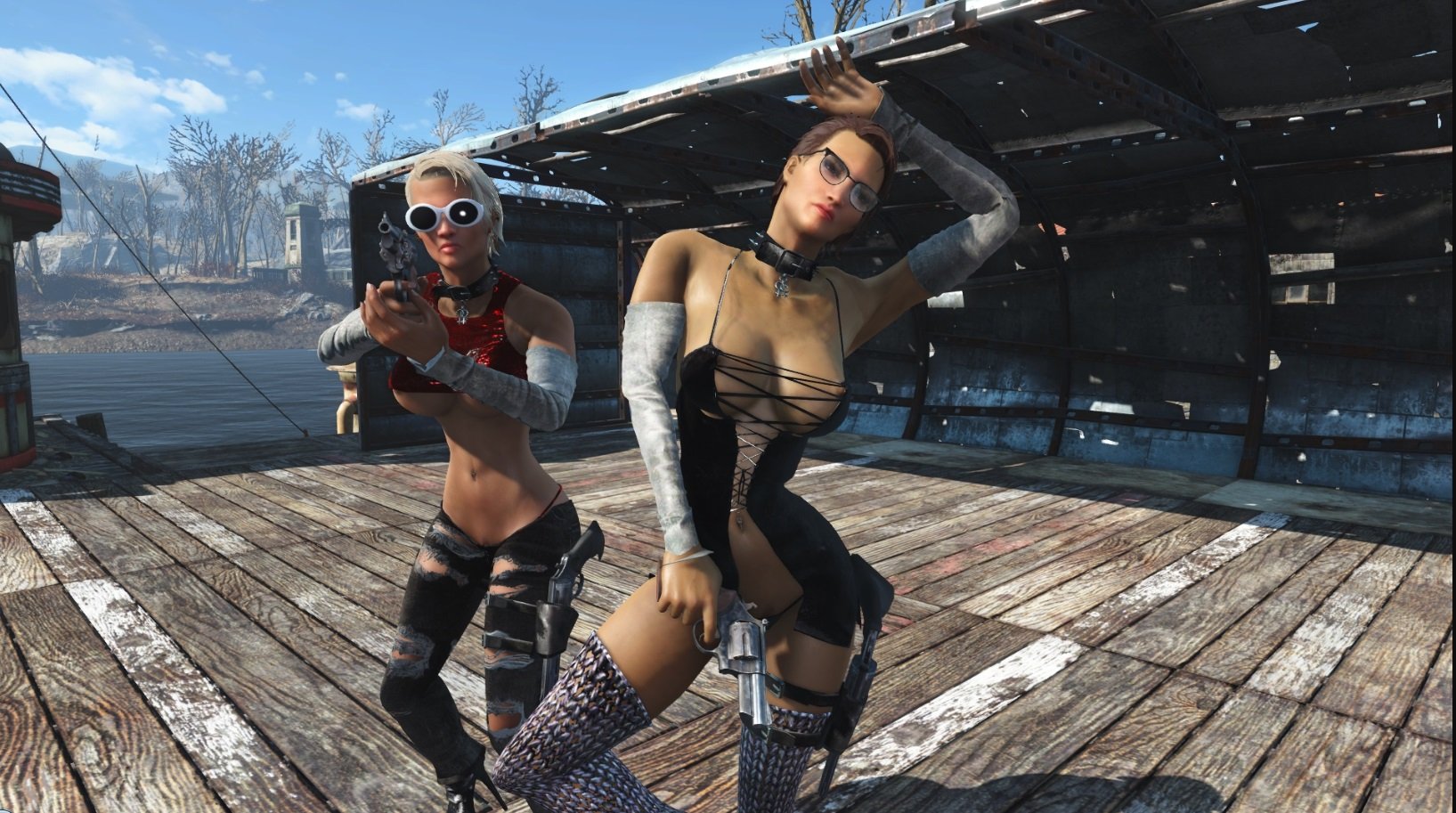 Fallout 4 blade and soul clothes фото 81