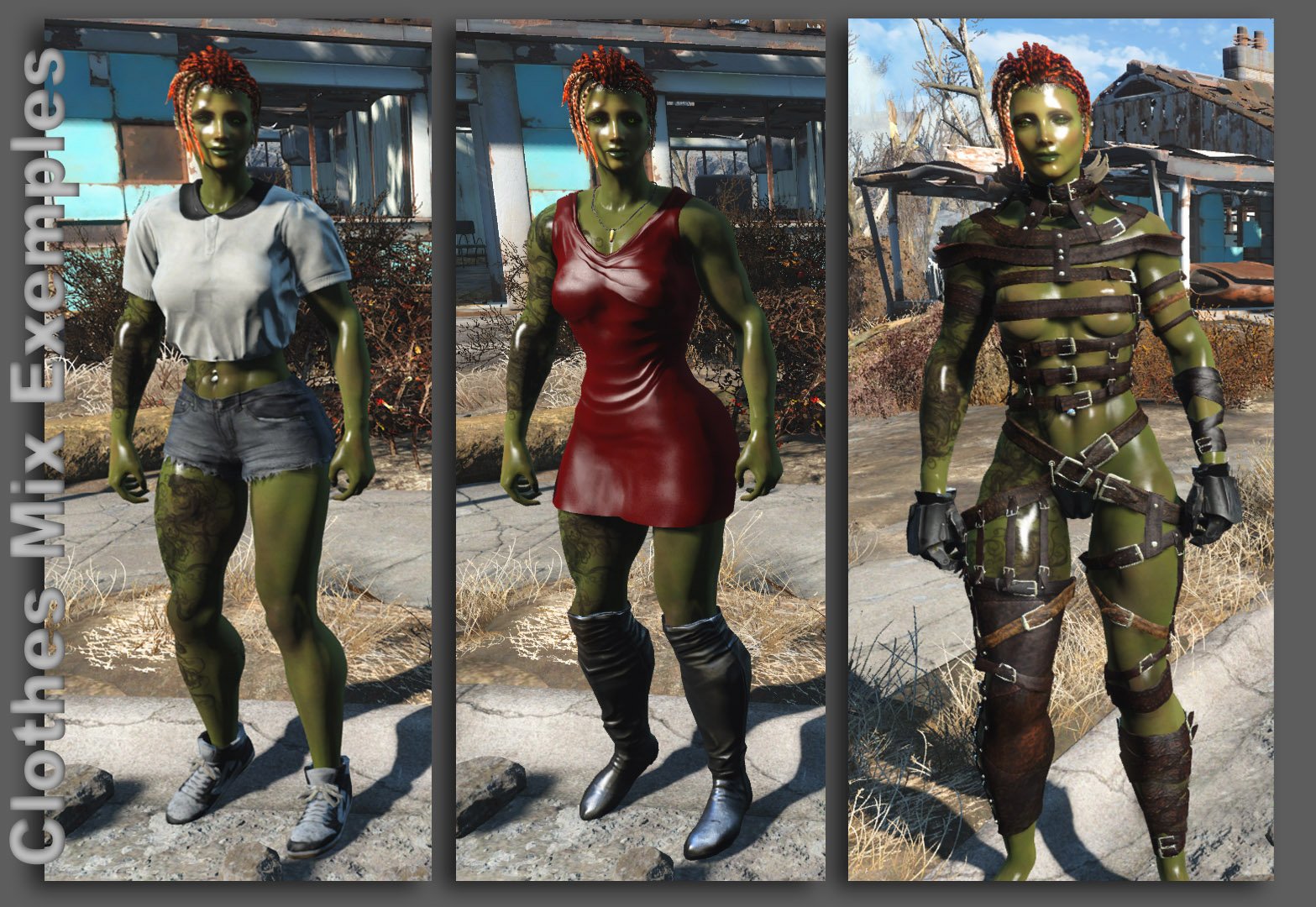 Skadi Female Half Super Mutant (standalone companion) Rus - Обычные моды не  18+ - Adult Mods Localized