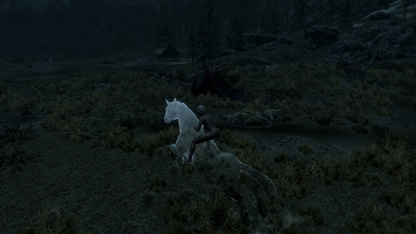В ночи на призрачном коне