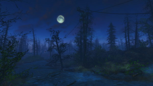(с)"Ночь, такая лунная была..." Fallout4