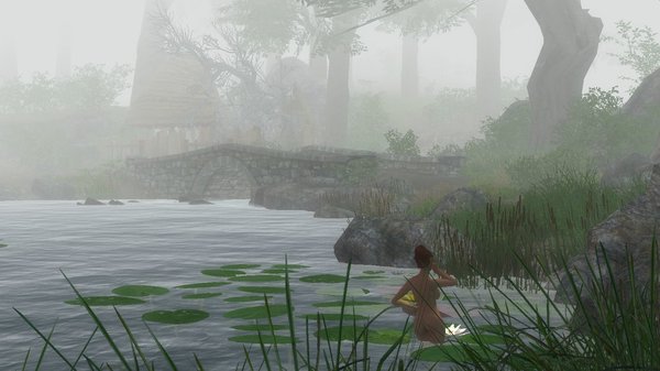 Озеро утром.. Enderal Forgotten Stories (сборка 3.0)