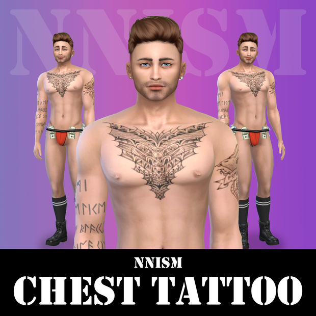NNISM Tattoo Random 01 (Chest Tattoo) (05.11.2020). https