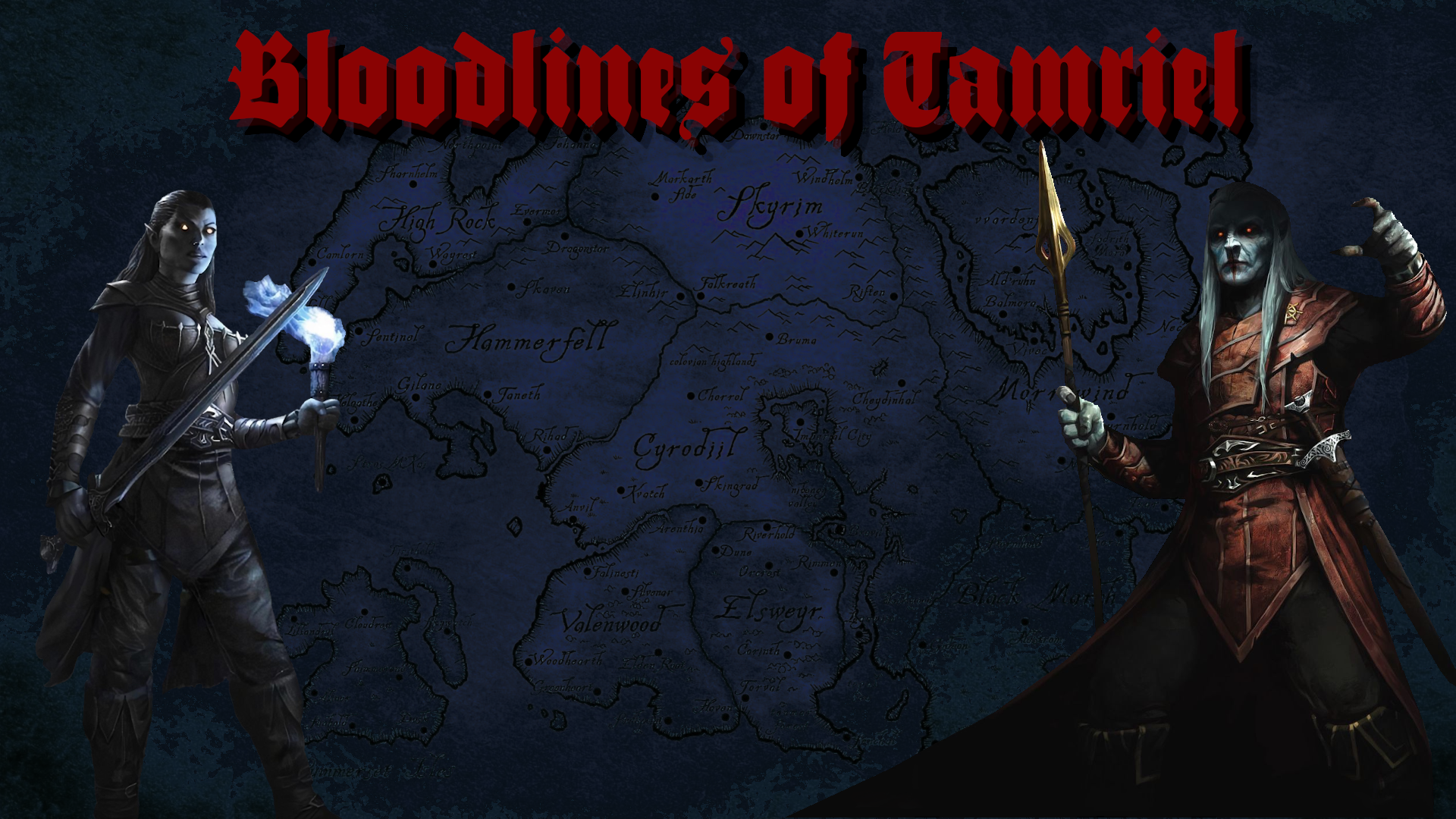 Bloodlines of Tamriel - Volkihar - A Vampire Overhaul LE и SE Rus