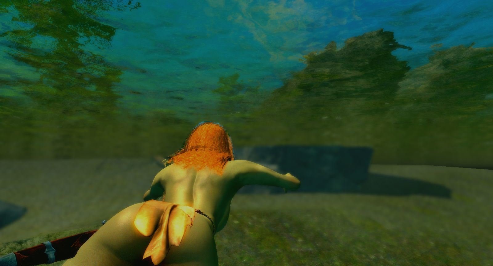 Под водой.. SkyrimSE (сборка 6.0)