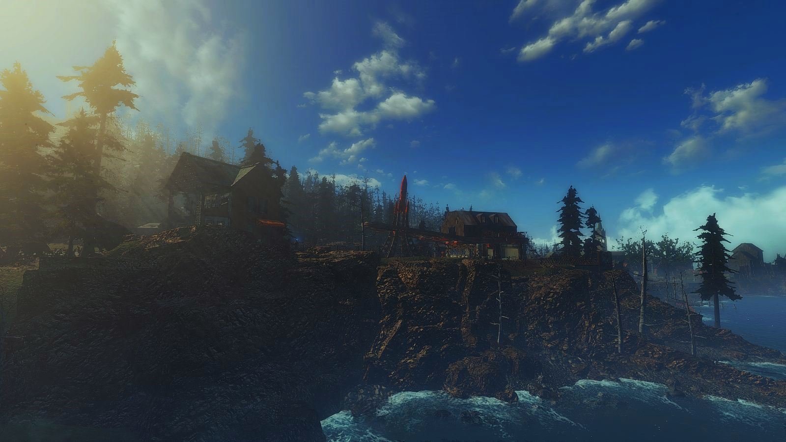 Берег острова Маунт-Дезерт.. Fallout-4 (Сборка 6.4)