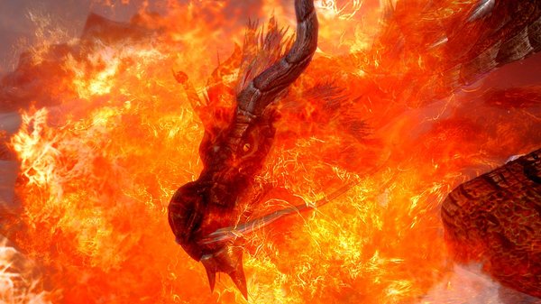 Flame dragon.. SkyrimSE (сборка 6.0)