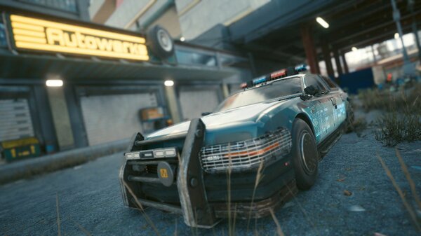 Машинка полиции.. Cyberpunk 2077