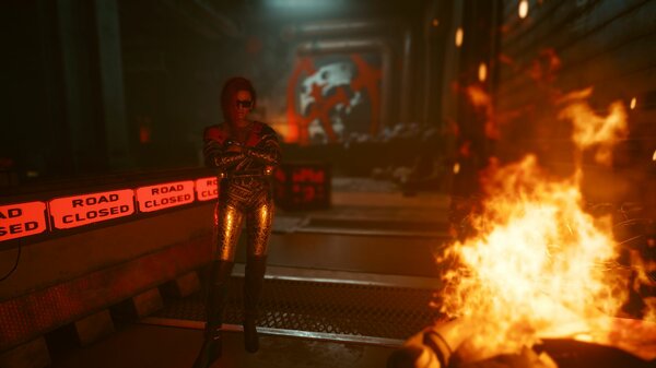 У огня.. Cyberpunk 2077