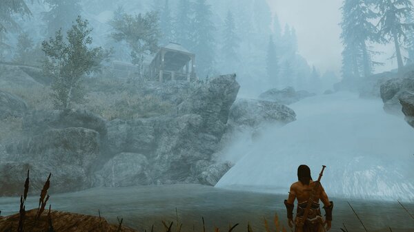 Туманный пейзаж.. SkyrimSE (сборка 6.0)