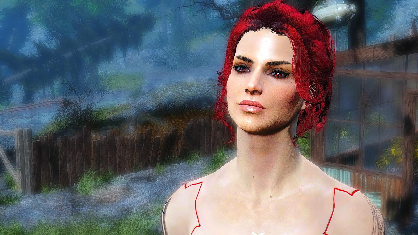 Fallout 4 текстуры женского лица фото 97
