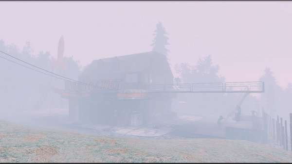 Сильный туман.. Poselenia Windfire Fallout-4