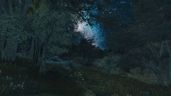 Ночные пейзажи.. SKYRIM AE (сборка 10)