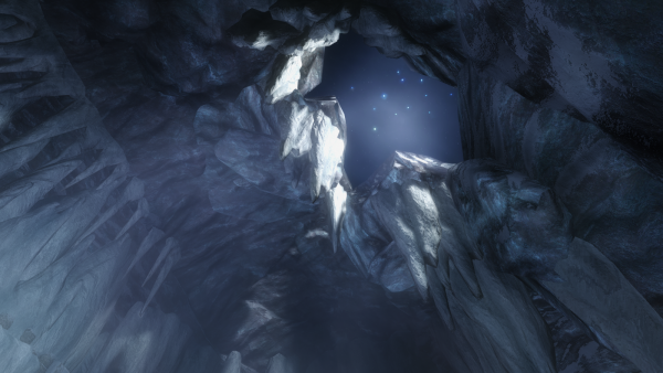 Звёздная ночь в пещере
