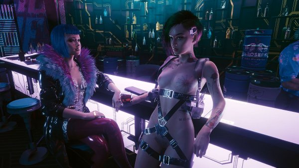 В баре.. Cyberpunk 2077