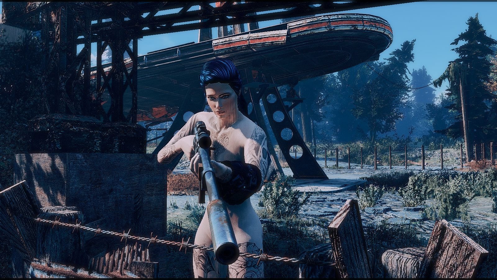 Ева с винтовкой. Fallout-4