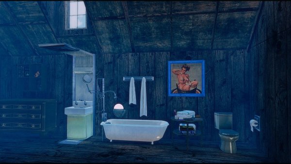 Ванная комната в доме на Харборе..