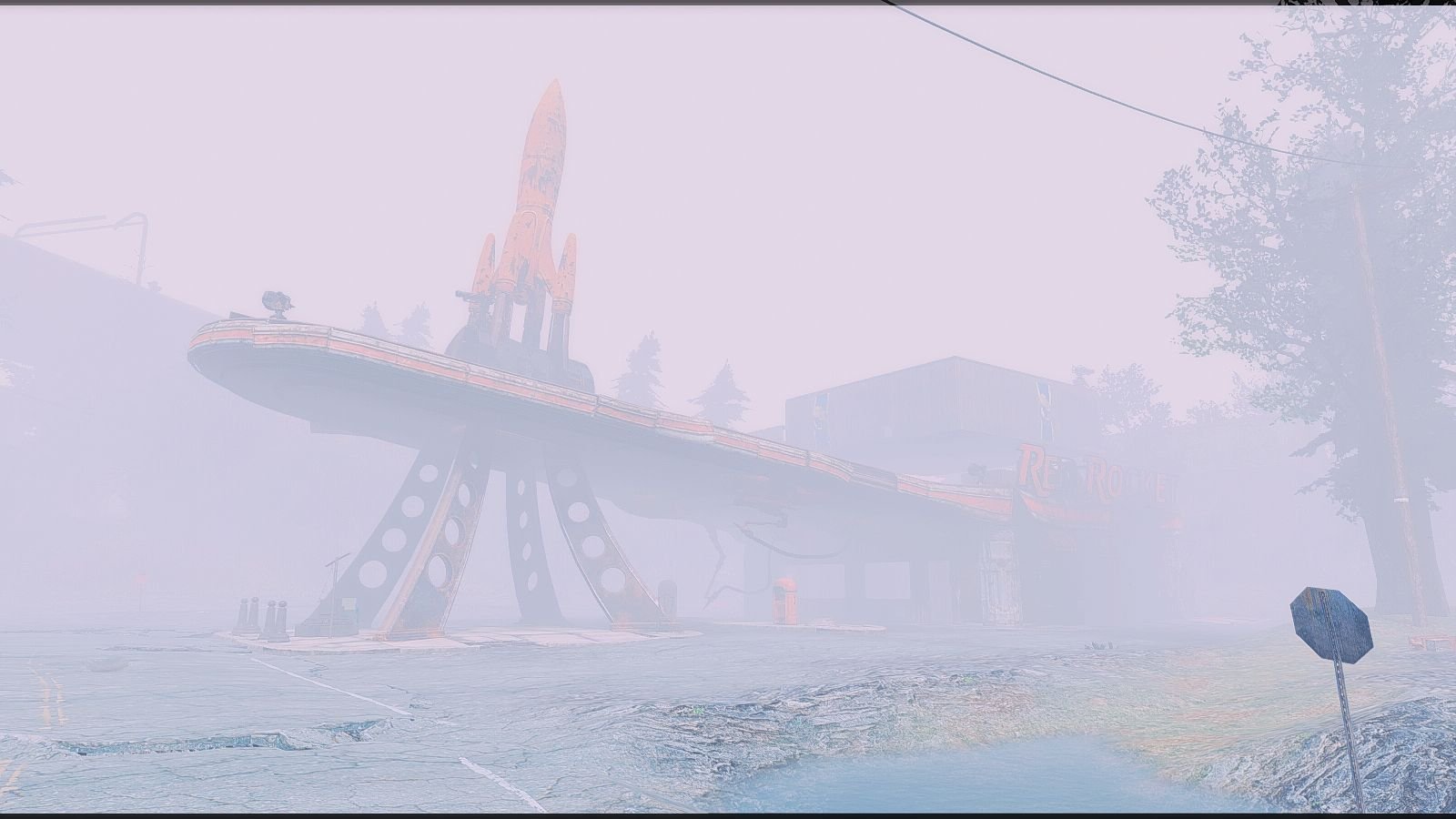 Fallout 4 сигнал бедствия стоянка грузовиков красная ракета фото 39