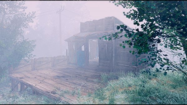 Хижина в тумане.. Poselenia Windfire Fallout-4