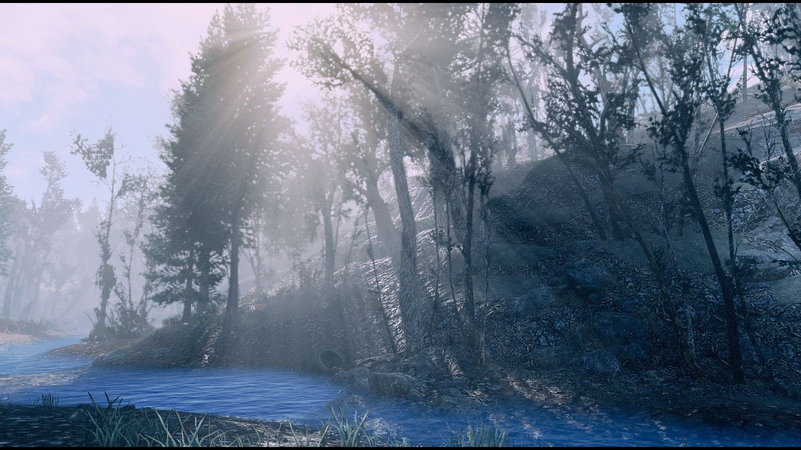 Туманный пейзаж.. Fallout-4 (Сборка 8.5)