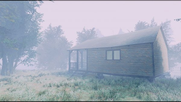Дачный домик в тумане.. Poselenia Windfire Fallout-4