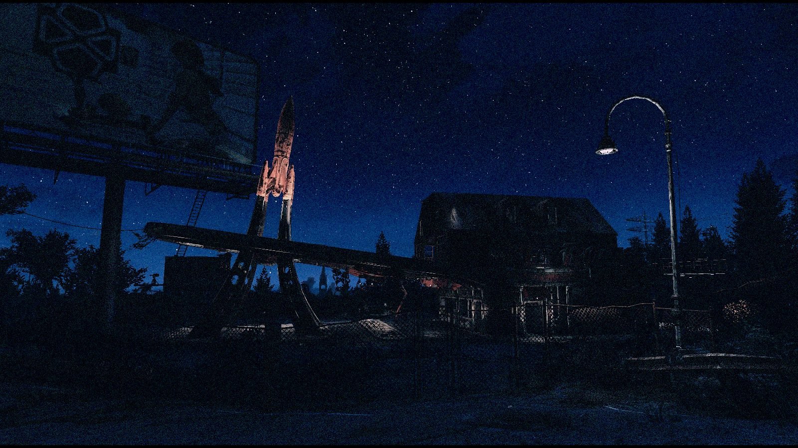Fallout 4 сигнал бедствия стоянка грузовиков красная ракета фото 64
