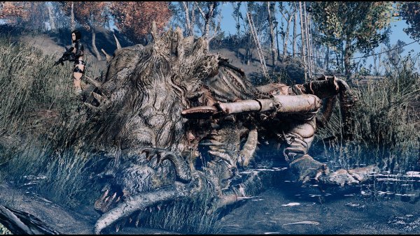 Гигантская матка болотников.. Fallout-4 (Сборка 8.5)