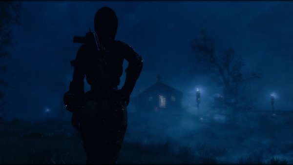 Ночь в поселениях.. Fallout-4 (Сборка 9.0)