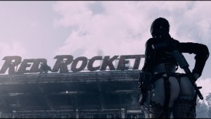 Red Rocket рядом с Корвегой.. Fallout-4 (Сборка 9.0)