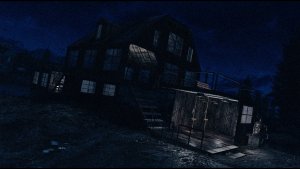 Нордхаген-Бич, ночью.. Poselenia Windfire Fallout-4