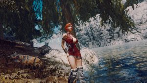 ЛИНА на берегу.. SKYRIM AE (Сборка 14)