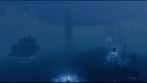 Ночной туман над Харбаром..