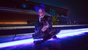 Cyberpunk 2077 Во дворе особняка Керри