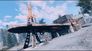 Red Rocket Кембриджа.. Poselenia Windfire Fallout-4