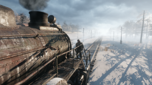 На паровозе. METRO EXODUS