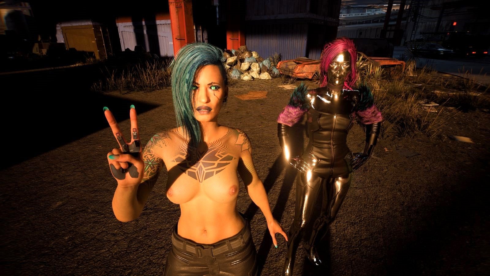 Ви и Лиззи Уизли.. Cyberpunk 2077 глазами Windfire