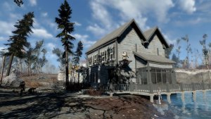 ЛОДОЧНЫЙ ДОМИК. Poselenia Windfire Fallout-4