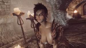 Мирроя в гробнице.. SKYRIM AE (Сборка 16)