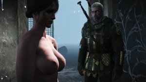 Геральт и Ирис.. Ведьмак III (сборка Торна)