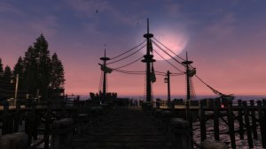 Доки Мидвуда ночью.