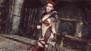 Элли в замке Харкона. SKYRIM AE (Сборка 16)